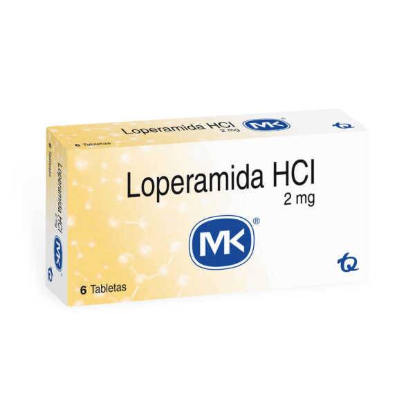 LOPERAMIDA 2 MG 6 TABLETAS MK
