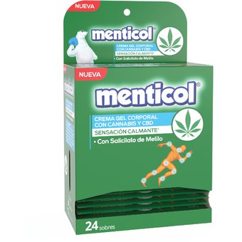 CRE.GEL.CORP. MENTIC CANN 12 GR x 24SBS