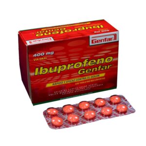 IBUPROFENO 400 MG 100 TABLETAS GF